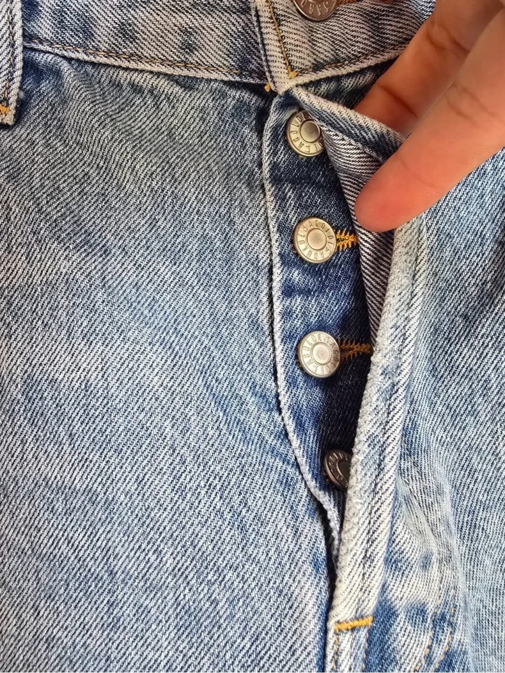 AGOLDE Parker Long Short Swapmeet Distressed Cut-off Jean Denim SZ 29 Festival